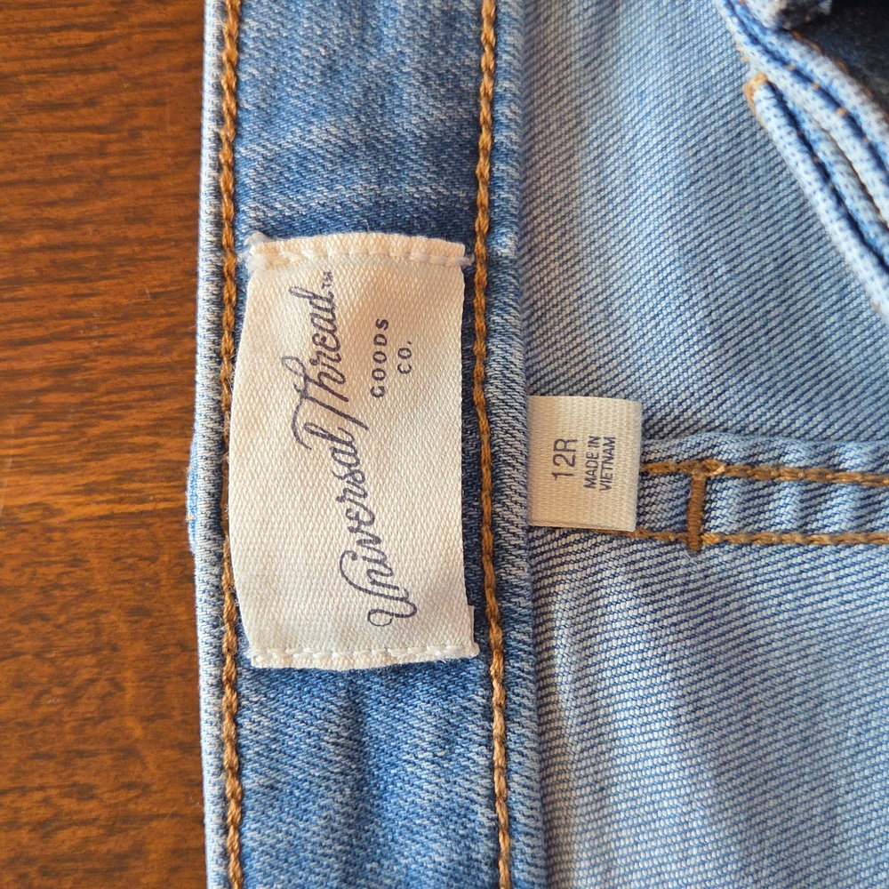 NWT Universal Thread Size 12 Everyday Wide Leg High Rise Jeans - Picture 4 of 6